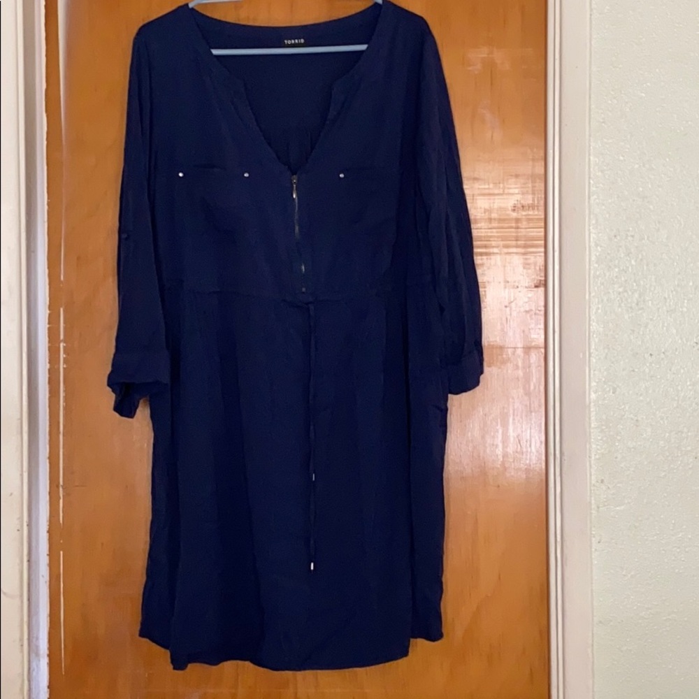 Torrid Brand Challis Shirt Dress Torrid 2